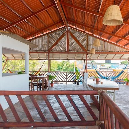 Terraza Dzahui H Hostel Puerto Escondido  Luaran gambar